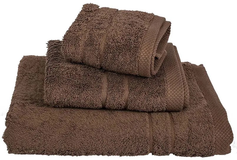 Σετ Πετσέτες 3 τμχ Le Blanc Πεννιέ 600γρ/μ2 Brown (40x60, 50x95, 80x145)