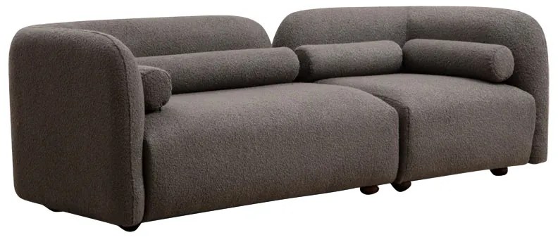 Intrahome Καναπές 3θέσιος ALTAIELLA Intrahome ύφασμα μπουκλέ γκρι 228x90x74εκ | SKU: INTRAPA-182112516