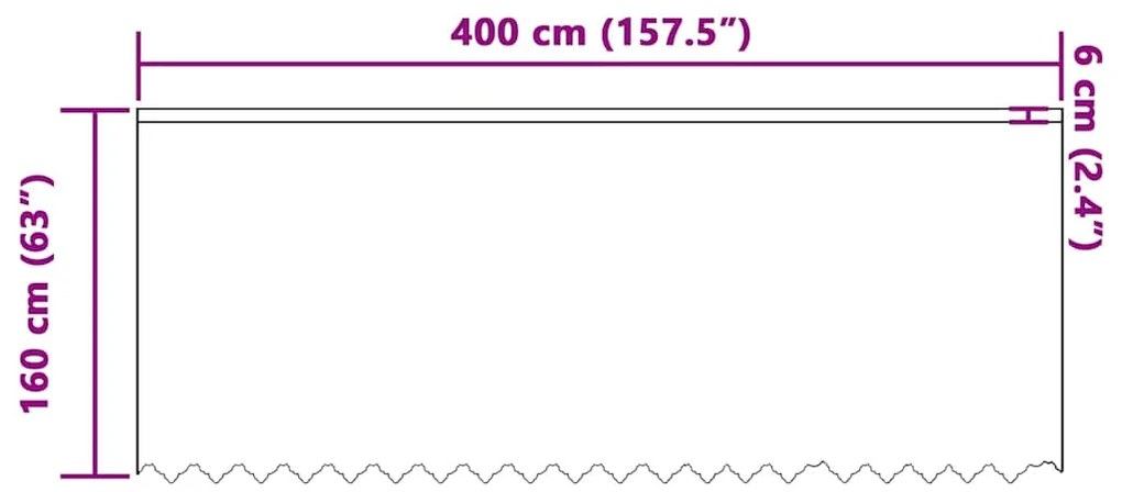 vidaXL Κουρτίνες με κουρτίνες Άλλο Λευκό 400 x 160 cm Πολυεστέρας