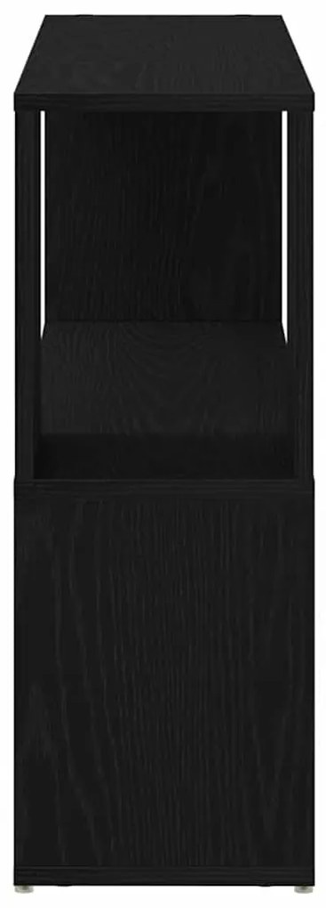 vidaXL Κέντρο ψυχαγωγίας Μαύρο 100 x 24 x 63 cm Επεξεργασμένο ξύλο