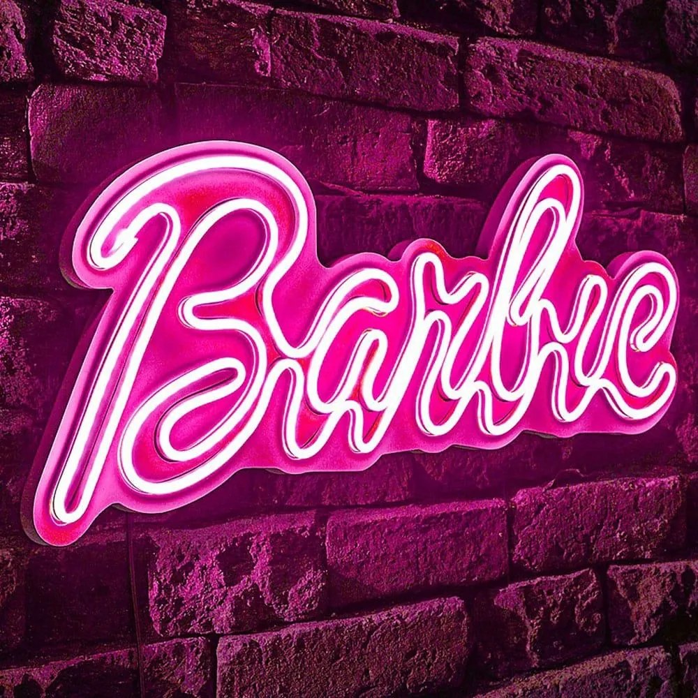 Διακοσμητικό Φωτιστικό Τοίχου Barbie 395NGR2471 52x2x23cm Led 36W Pink Wallity