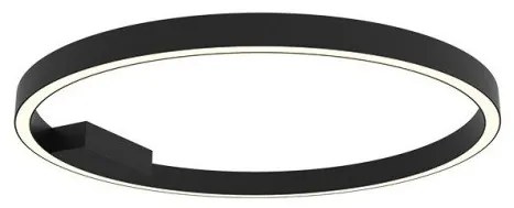Πλαφονιέρα Φωτιστικό Οροφής 60cm LED 37W IP20 3000K Zambelis-23025-Μαύρο 23025