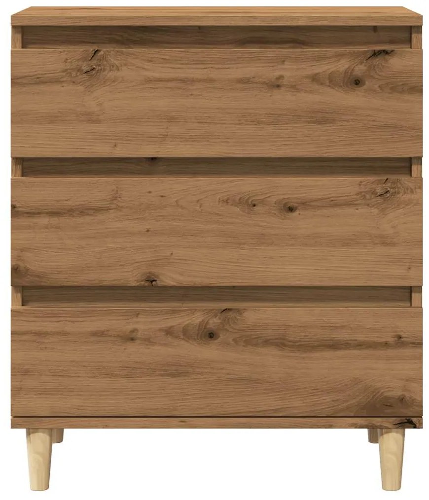 vidaXL Μπουφές Τεχνίτης Δρυς 60x35x70 εκ. από Επεξεργασμένο Ξύλο