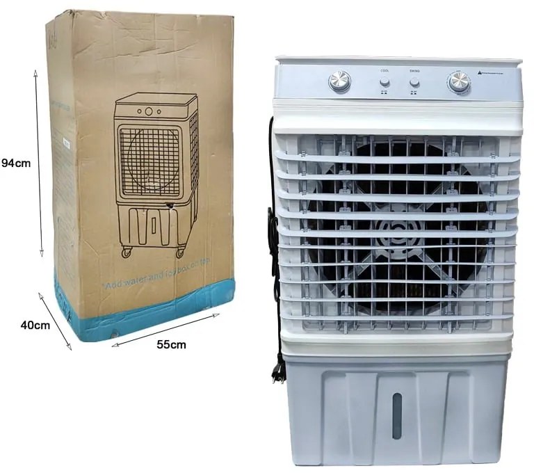 Επιδαπέδιος Ανεμιστήρας με Ροδάκια YR-5000-101 - Evaporative Air Conditioner Cooler