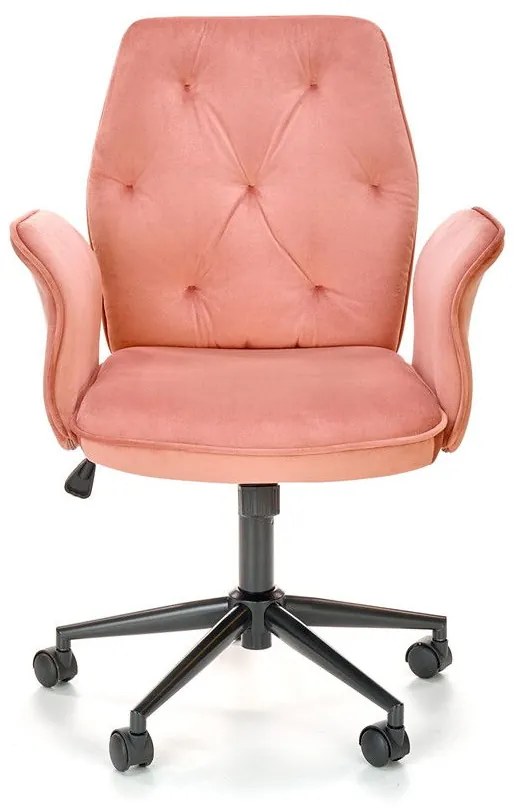 ΚΑΡΕΚΛΑ ΓΡΑΦΕΙΟΥ ROSE ΓΚΡΙ 65x63x90-100cm