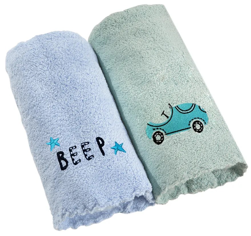 Σετ Πετσέτες Baby Towels Boy 2x(35x50) - Guy Laroche