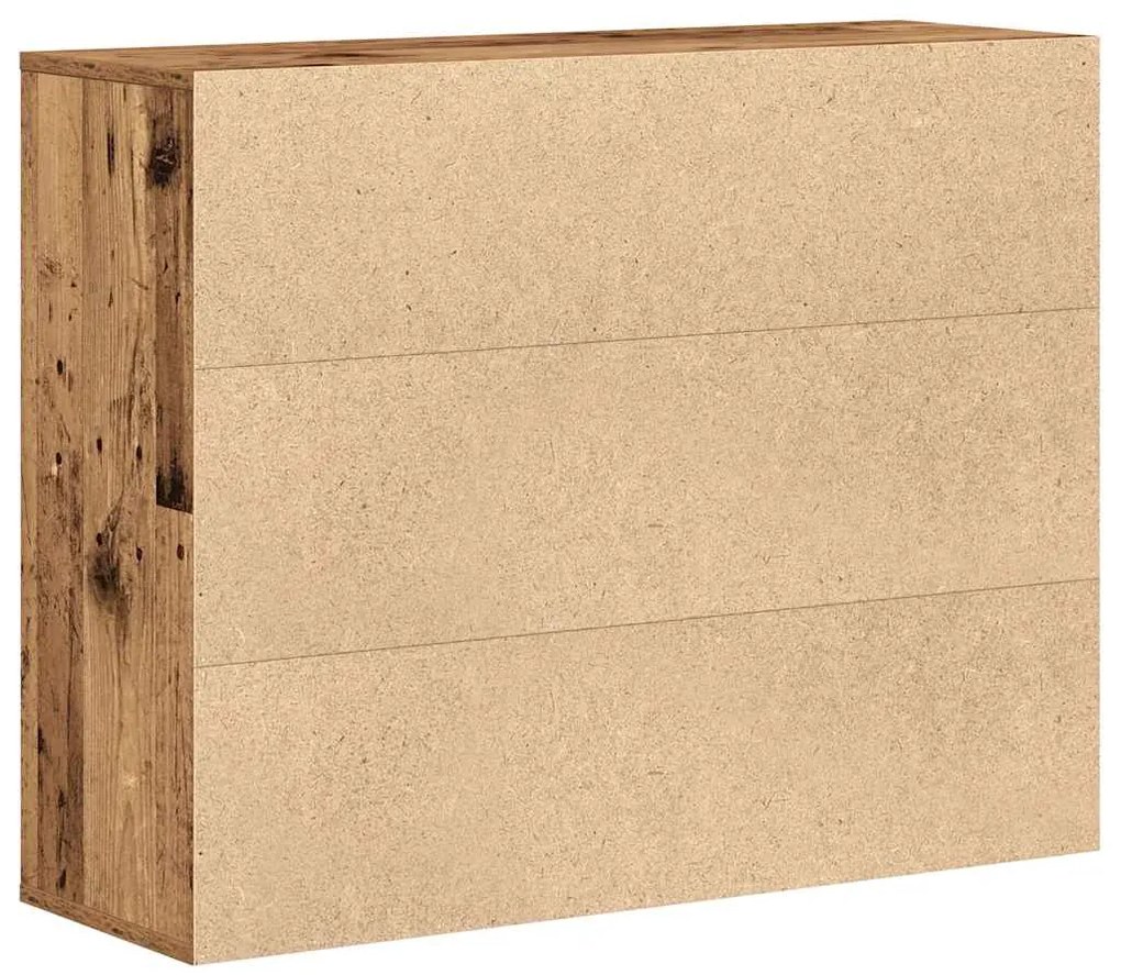 Sideboard Παλιό ξύλο 88x30x70 cm Ξύλο μηχανής - Καφέ