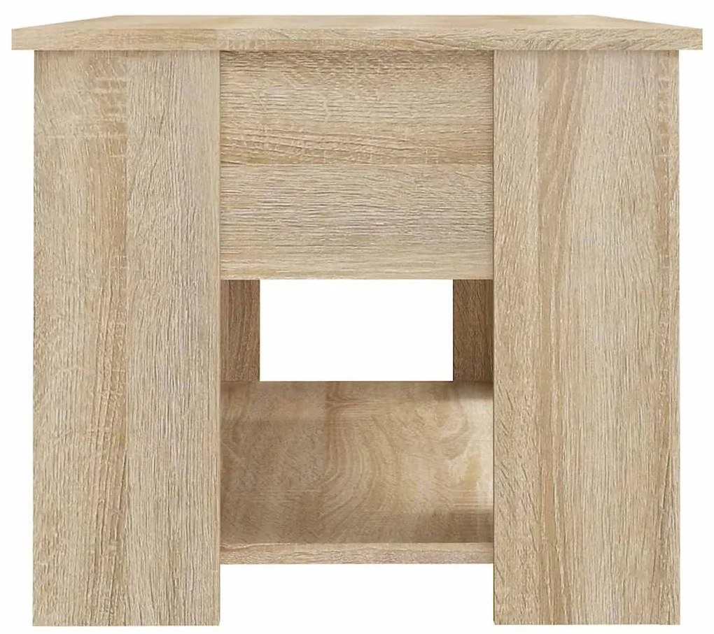 vidaXL Τραπεζάκι Σαλονιού Sonoma Δρυς 79x49x41 εκ. Επεξεργασμένο Ξύλο