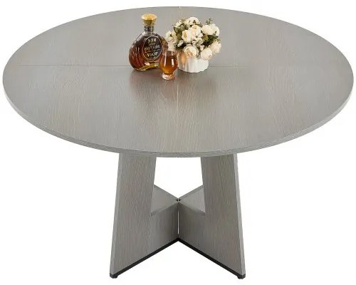 VEVOR 47 in Round Dining Table Wood Kitchen Table for 2-4 Person (Only Table)