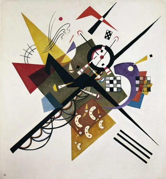 Αναπαραγωγή On White II (1923), Wassily Kandinsky