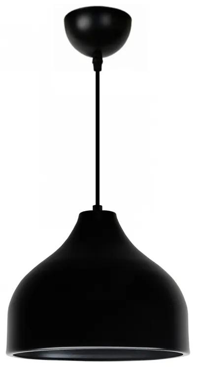 Φωτιστικό οροφής Damon Megapap E27 μεταλλικό μονόφωτο χρώμα μαύρο Φ17x70εκ. - 0226746