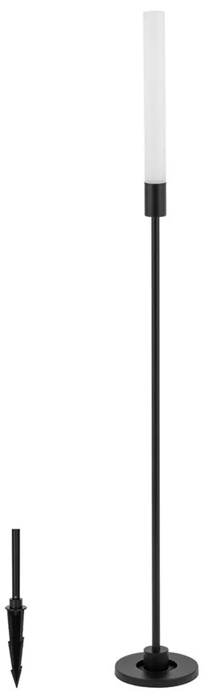 Φωτιστικό Δαπέδου Zola 11544 2.6x80cm 3W 3000K 100lm Led Black Nowodvorski