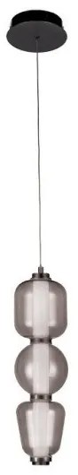 Κρεμαστό Φωτιστικό Οροφής 12cm LED 12W IP20 3000K Zambelis-23269-Μαύρο 23269