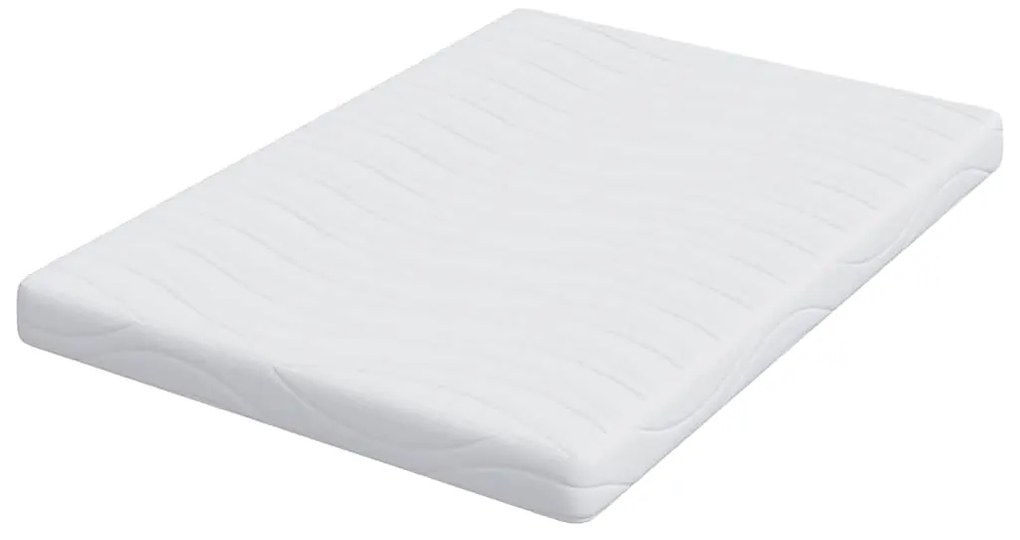vidaXL Στρώμα Λευκό 140 x 190 cm Τζελ Μνήμης Φόρμα