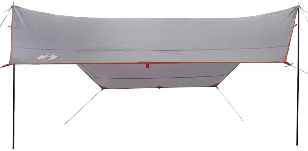 vidaXL Μουσαμάς Κάμπινγκ Αδιάβροχος Πορτοκαλί 430x380x210 εκ.