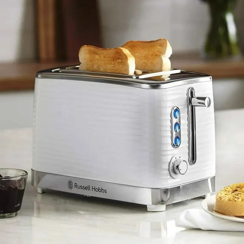 Russell Hobbs 24370-56 Φρυγανιέρα, 2 Θέσεων, 1050W, Λευκή