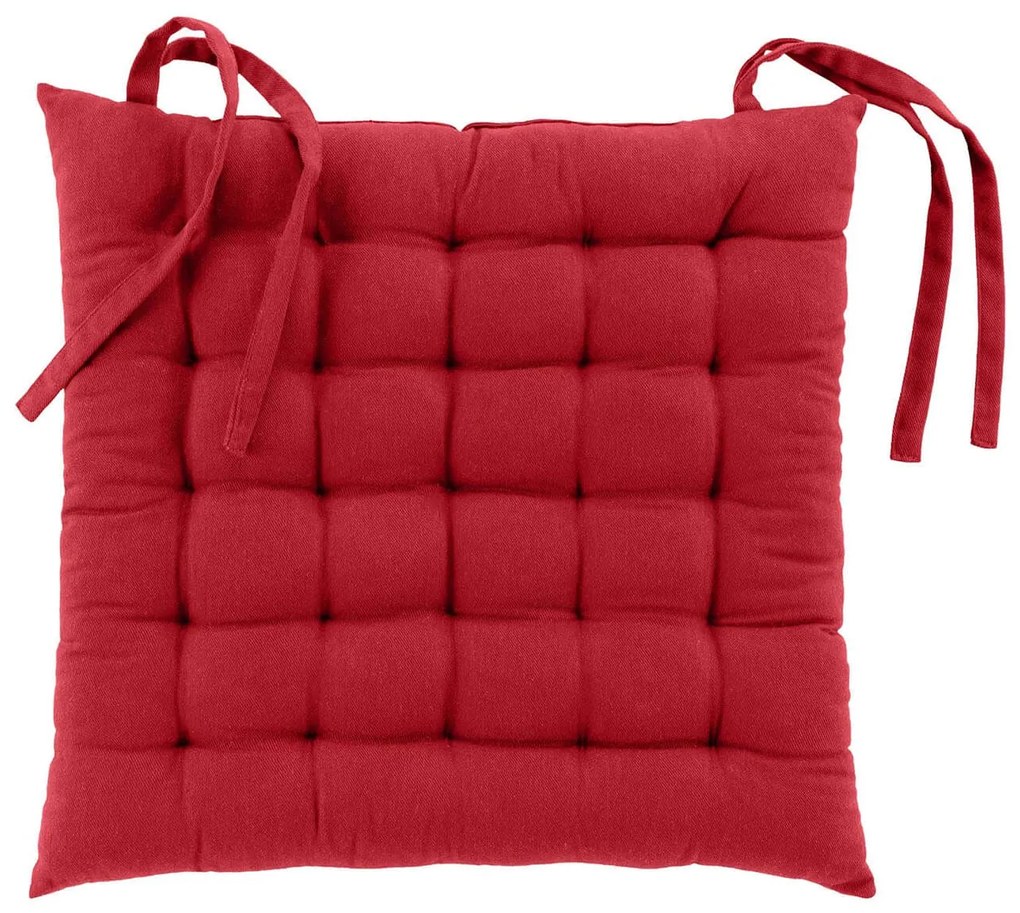 Διακοσμητικό Μαξιλάρι Καρέκλας Twily Douceur d'intérieur με διαστάσεις 38x38cm - Red