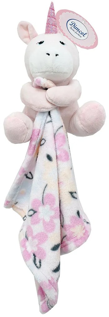 Πανάκι Παρηγοριάς Dimcol Unicorn 13 Pink