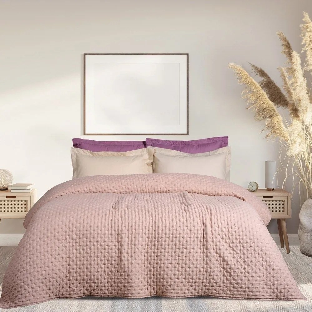 Κουβερλί Happy 9633 Nude Das Home King Size 240x250cm Microfiber