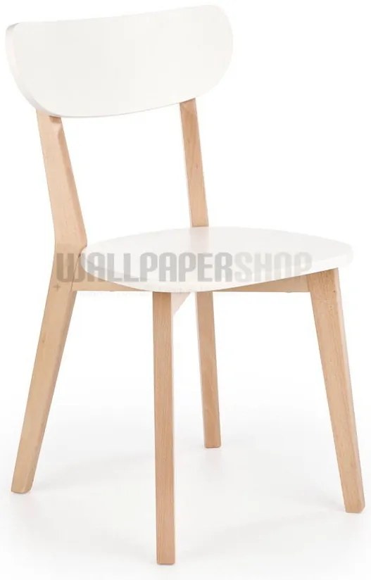 Καρέκλα Λευκή Ξύλινη 45x50x81