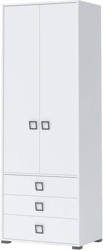 Ντουλάπα δίφυλλη Riddle 2D3S-Λευκό