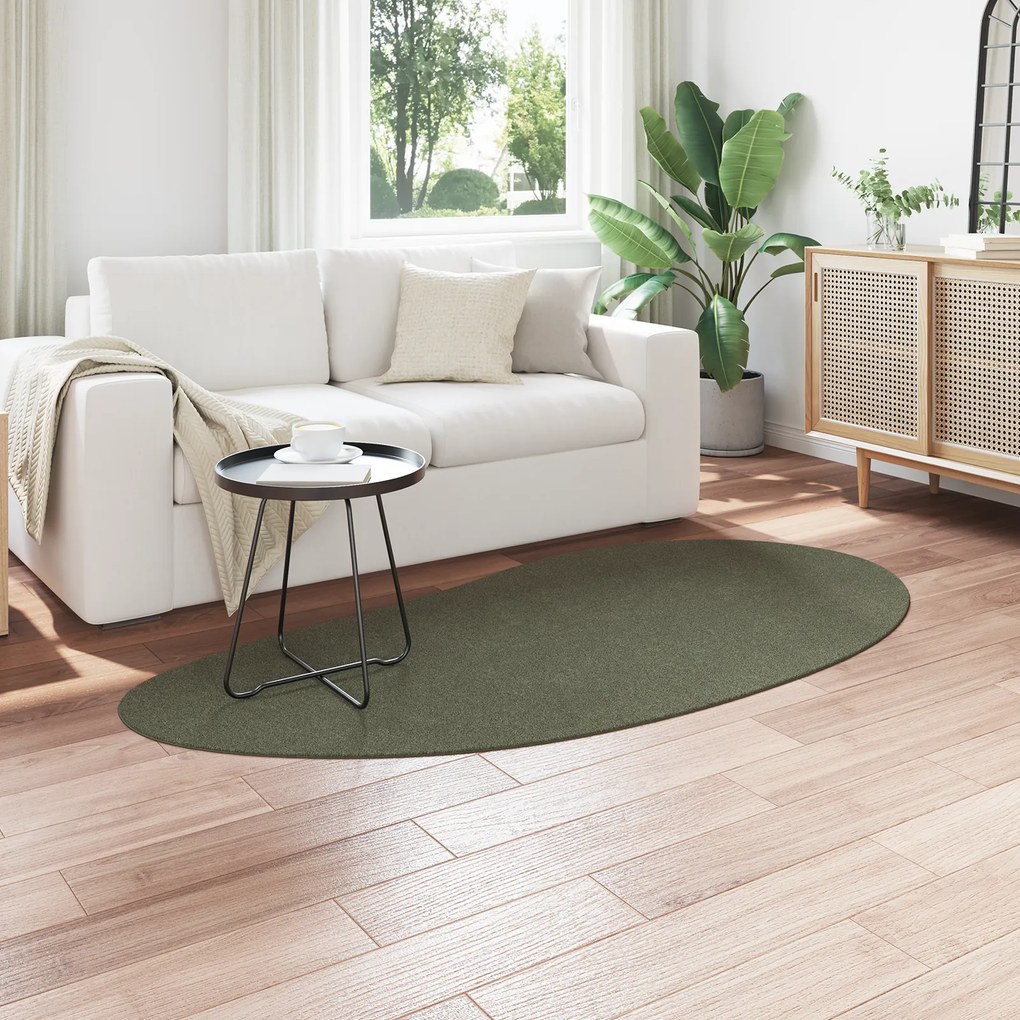 vidaXL χαλί  Δάσος Πράσινο 100x200 εκ από Πολυεστέρα Αντιολισθητικό