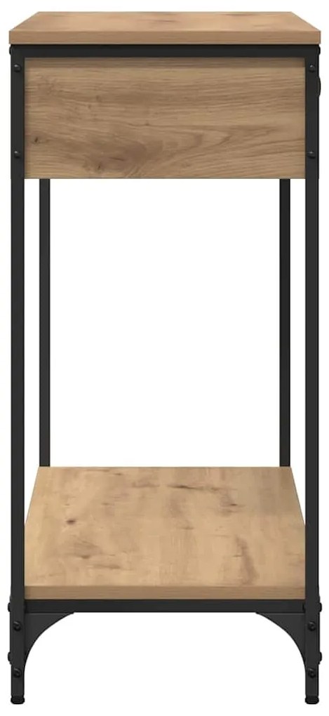 vidaXL Τραπέζι κονσόλας Other artisan δρυς 100 x 34.5 x 75 εκ.