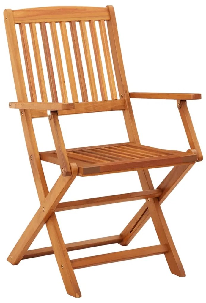 vidaXL Καρέκλες Εξωτ. Χώρου Πτυσσόμενες 2 τεμ. Μασίφ Ξύλο Ευκαλύπτου
