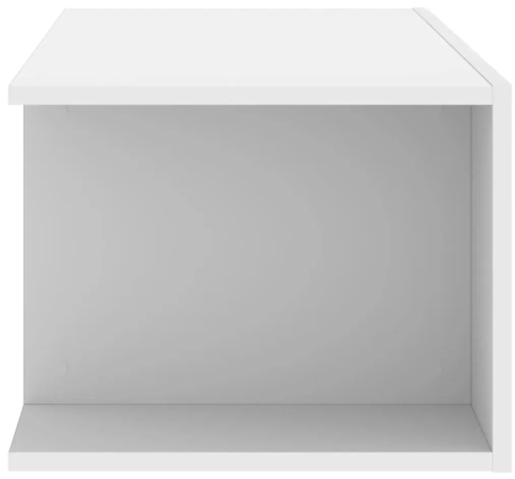 vidaXL Έπιπλο Τηλεόρασης με LED Λευκό 90x39x30 εκ.
