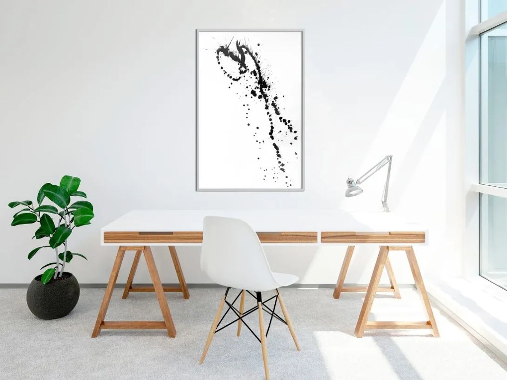 Αφίσα - Ink Splash - 20x30 - Χρυσό - Χωρίς πασπαρτού