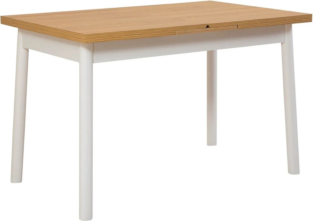 Extendable Dining Table Oliver Open - Karina White White