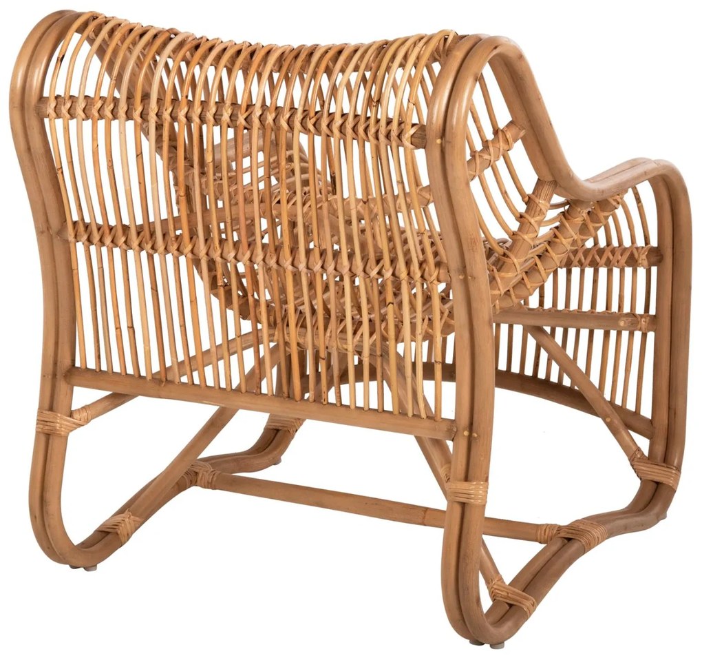 Καρέκλα - Πολυθρόνα C5995 Φυσικό Rattan 71x85x86Υ εκ. 71x85x86 εκ.