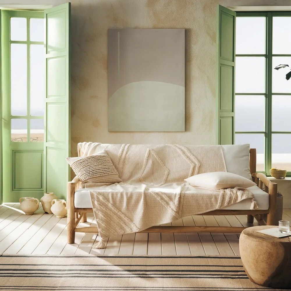 Ριχτάρι Ife 249 Beige Gofis Home Πολυθρόνα 145x180cm 100% Βαμβάκι