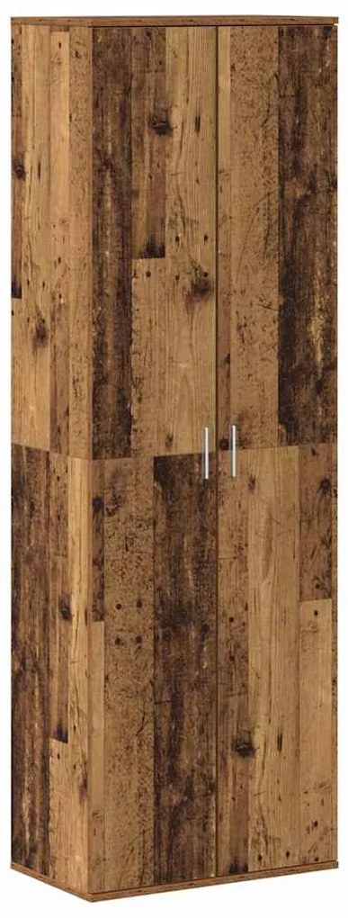 vidaXL Highboard Παλιό Ξύλο 60 x 35 x 180 εκατοστά Επεξεργασμένο ξύλο
