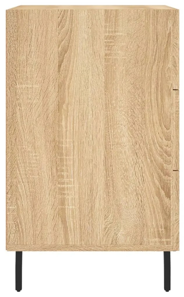 vidaXL Κομοδίνο Sonoma Δρυς 40 x 40 x 66 εκ. από Επεξεργασμένο Ξύλο