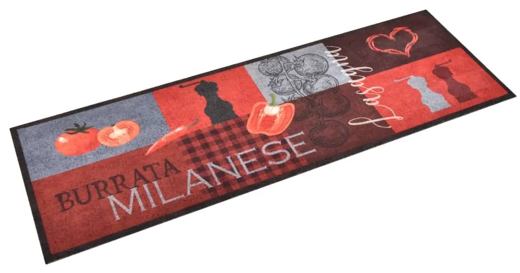 vidaXL Πατάκι Κουζίνας Σχέδιο Tomatoes Πλενόμενο 60 x 180 εκ.
