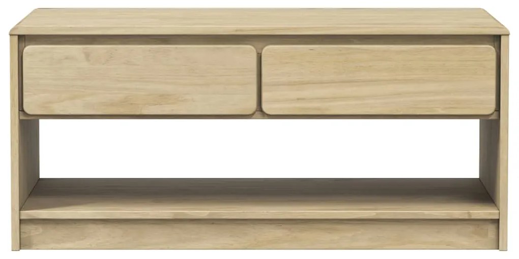 vidaXL Τραπέζι Σαλονιού SAUDA Χρ. Δρυός 99x55x45 εκ. Μασίφ Ξύλο Πεύκου