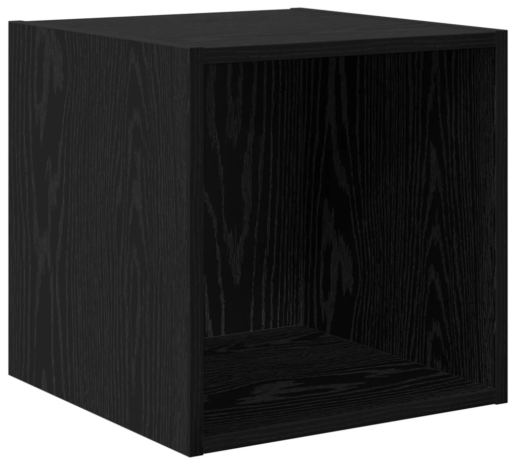 vidaXL 4 pcs Μαύρη δρυς 37 x 37 x 72 εκ Επεξεργασμένο ξύλο