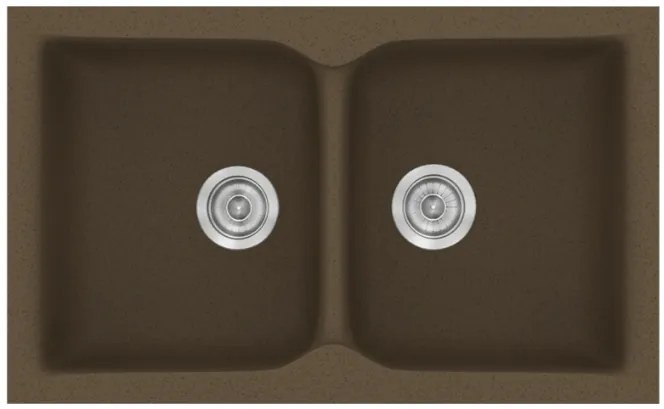 Sanitec Classic 336 Granite RUST Ένθετος Νεροχύτης 90cm