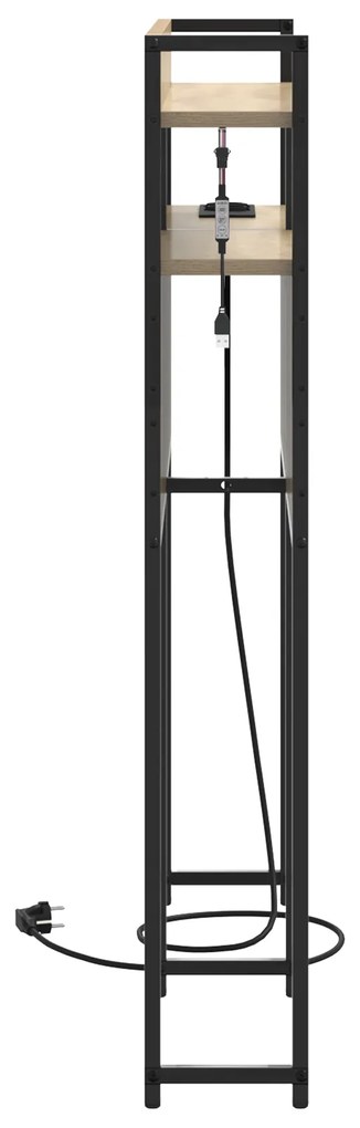 vidaXL Κεφαλάρι Αποθήκης Sonoma Oak 90 εκ. Επεξεργασμένο ξύλο