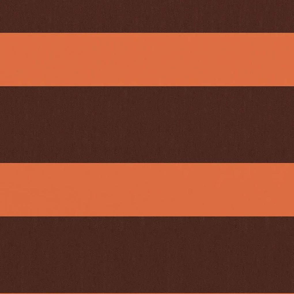 Διαχωριστικό Βεράντας Πορτοκαλί/Καφέ 120x600 εκ. Ύφασμα Oxford - Πολύχρωμο