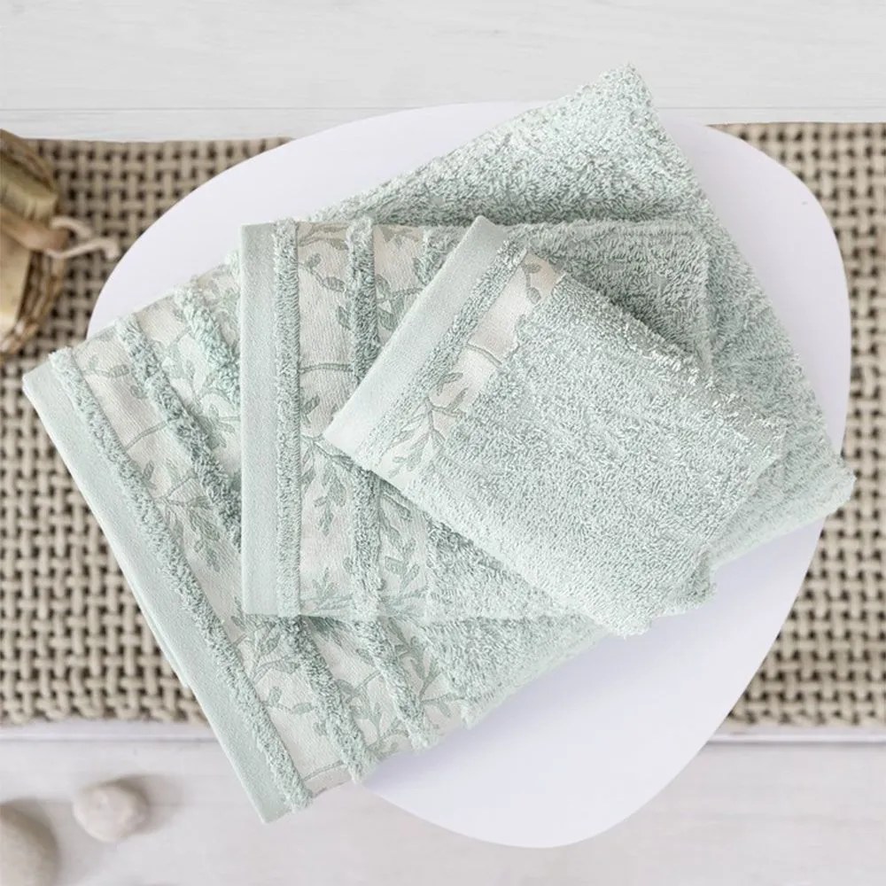 Πετσέτες Iris (Σετ 3τμχ) Mint Nima Σετ Πετσέτες 70x140cm 100% Cotton
