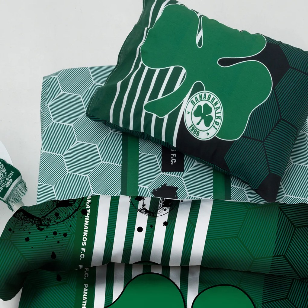 Ζεύγος Μαξιλαροθήκες (50x72) Palamaiki Panathinaikos FC11