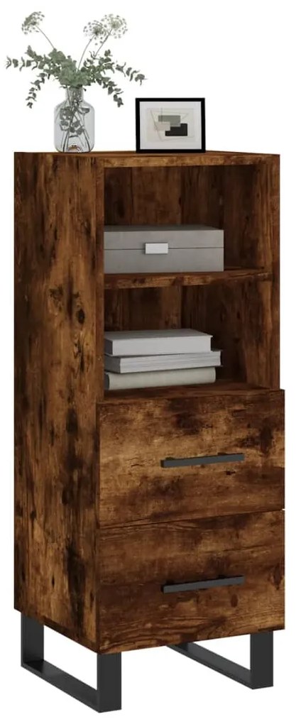 vidaXL Ντουλάπι Καπνιστή Δρυς 34,5 x 34 x 90 εκ. Επεξεργασμένο Ξύλο