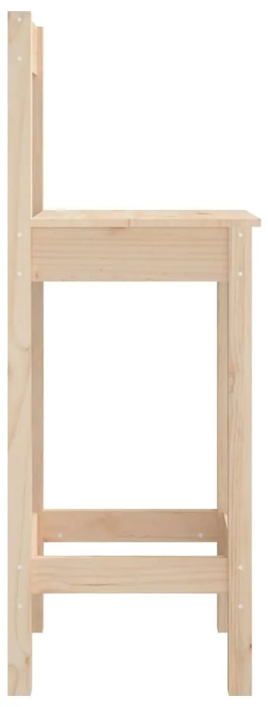 vidaXL Καρέκλες Μπαρ 2 τεμ. 40x41,5x112 εκ. Μασίφ Ξύλο Πεύκου