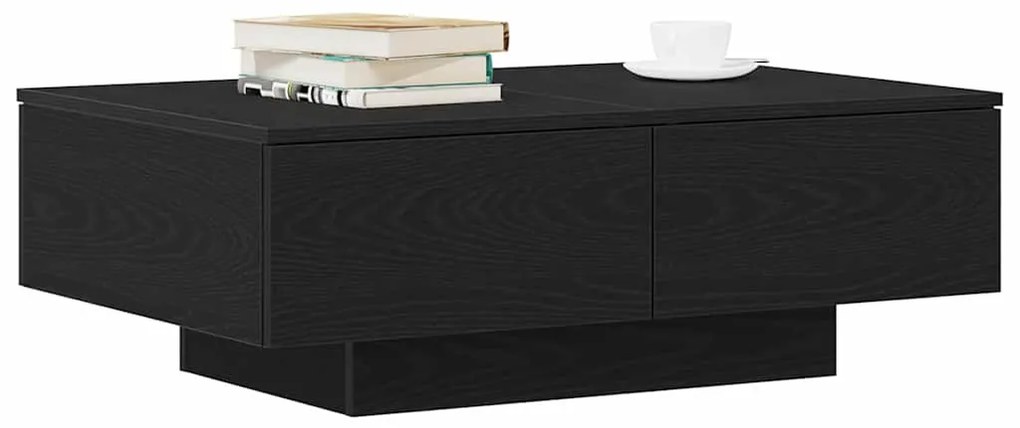 vidaXL Τραπεζάκι σαλονιού Μαύρος Δρυς 90x60x31 εκ. Επεξεργασμένο ξύλο