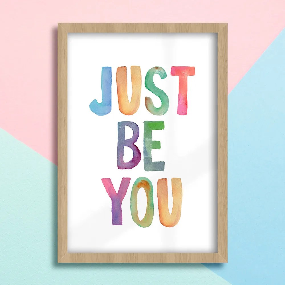 Παιδικό Πόστερ Just Be You KD106 21x30cm Εκτύπωση Πόστερ (χωρίς κάδρο)