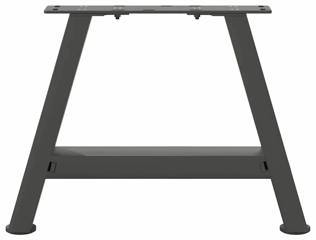 vidaXL Πόδια Τραπεζιού Σαλονιού Σχήματος Α 2 τεμ. Ανθρακί 40x(30-31) εκ. Ατσάλι