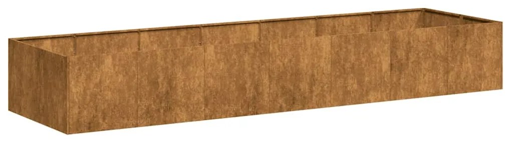 vidaXL Ζαρντινιέρα 280x80x40 εκ. Ατσάλι Σκληρυθέν στον Αέρα