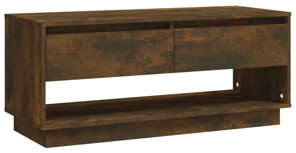 Έπιπλο Τηλεόρασης Καπνιστή Δρυς 102x41x44 εκ. Επεξ. Ξύλο 812972